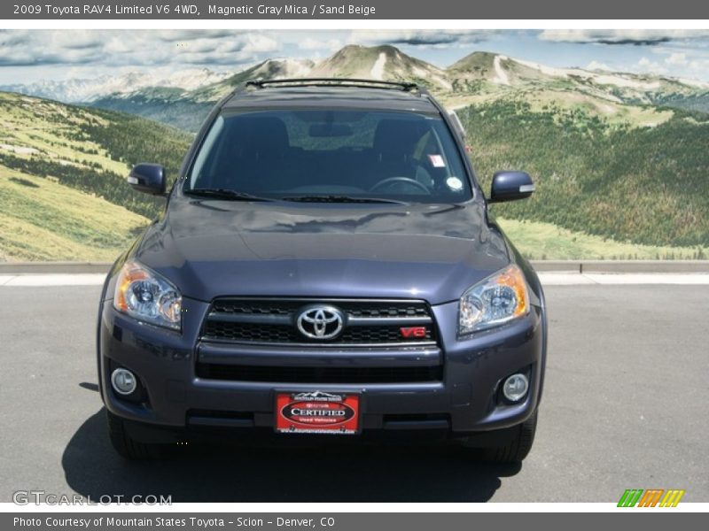 Magnetic Gray Mica / Sand Beige 2009 Toyota RAV4 Limited V6 4WD