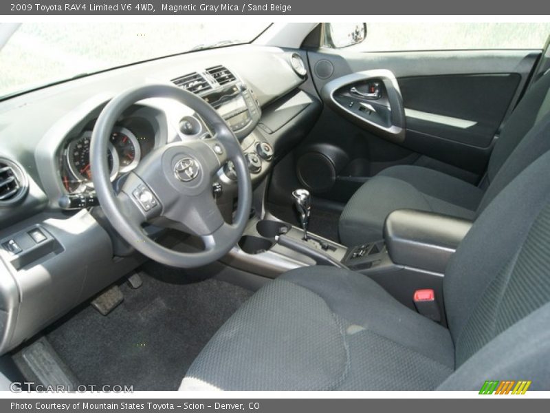 Magnetic Gray Mica / Sand Beige 2009 Toyota RAV4 Limited V6 4WD