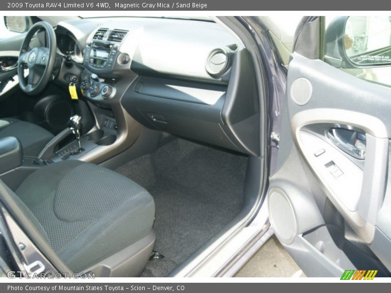 Magnetic Gray Mica / Sand Beige 2009 Toyota RAV4 Limited V6 4WD