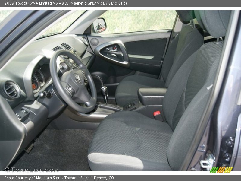 Magnetic Gray Mica / Sand Beige 2009 Toyota RAV4 Limited V6 4WD