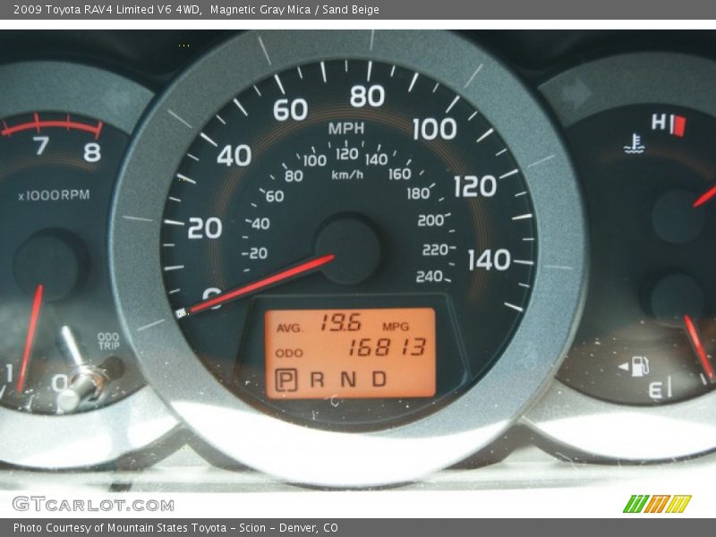 Magnetic Gray Mica / Sand Beige 2009 Toyota RAV4 Limited V6 4WD