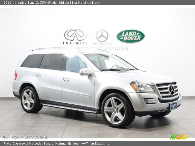 Iridium Silver Metallic / Black 2010 Mercedes-Benz GL 550 4Matic