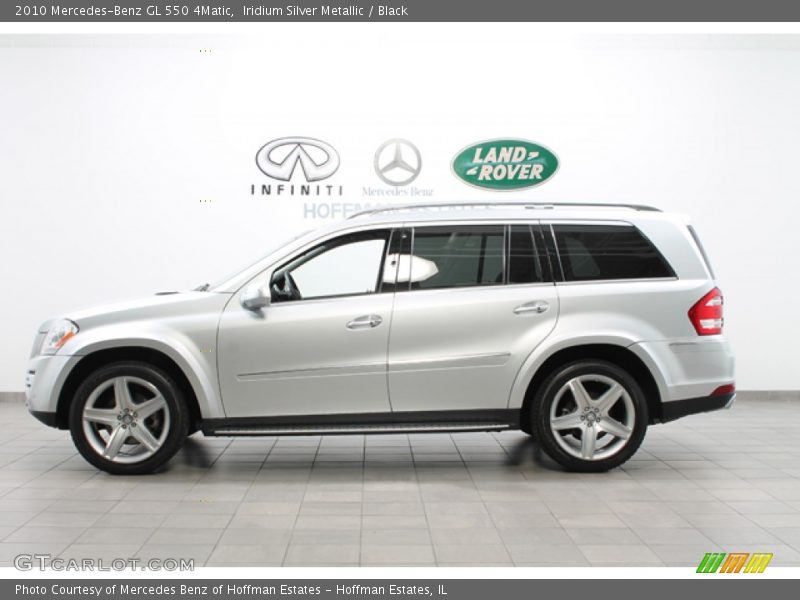 Iridium Silver Metallic / Black 2010 Mercedes-Benz GL 550 4Matic