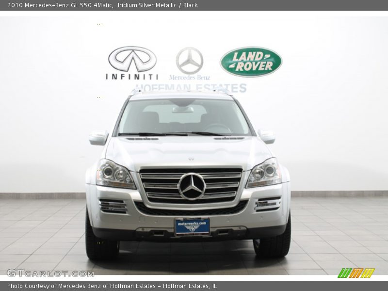 Iridium Silver Metallic / Black 2010 Mercedes-Benz GL 550 4Matic