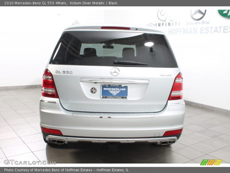 Iridium Silver Metallic / Black 2010 Mercedes-Benz GL 550 4Matic