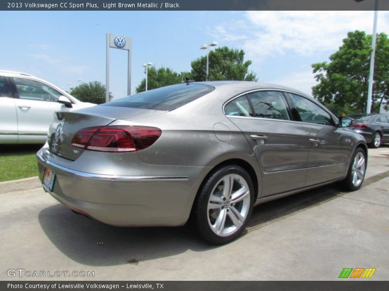 Light Brown Metallic / Black 2013 Volkswagen CC Sport Plus