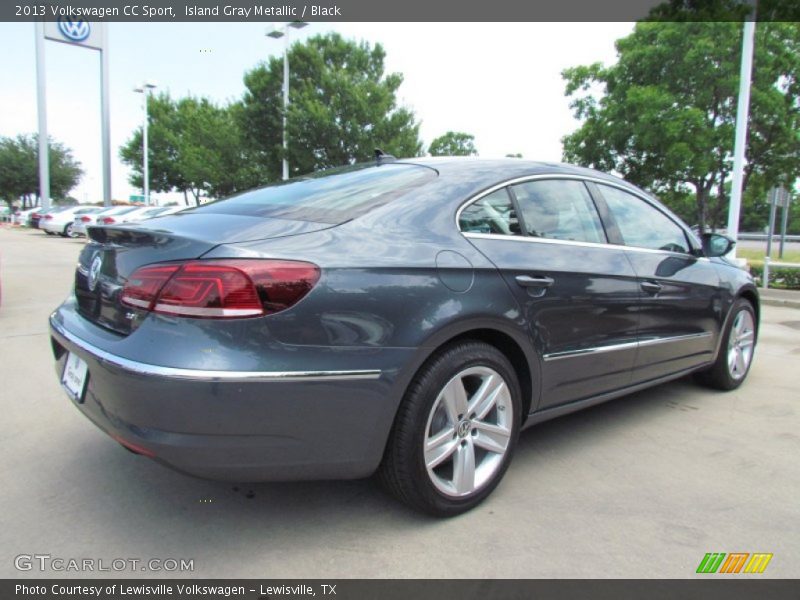 Island Gray Metallic / Black 2013 Volkswagen CC Sport