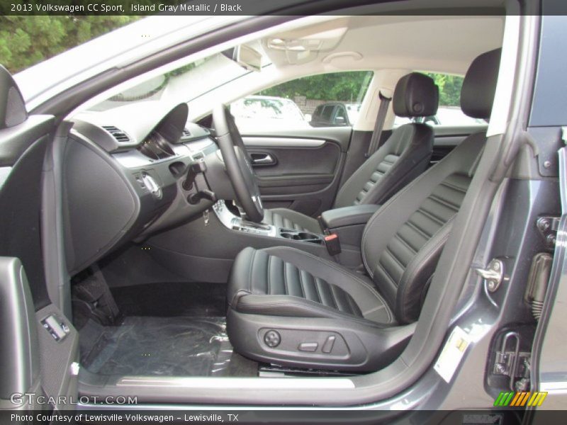Island Gray Metallic / Black 2013 Volkswagen CC Sport