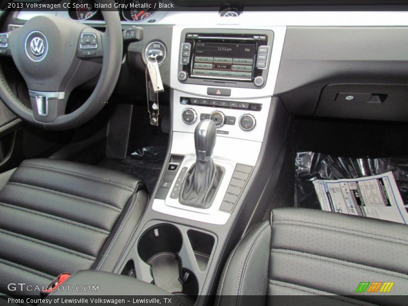 Island Gray Metallic / Black 2013 Volkswagen CC Sport