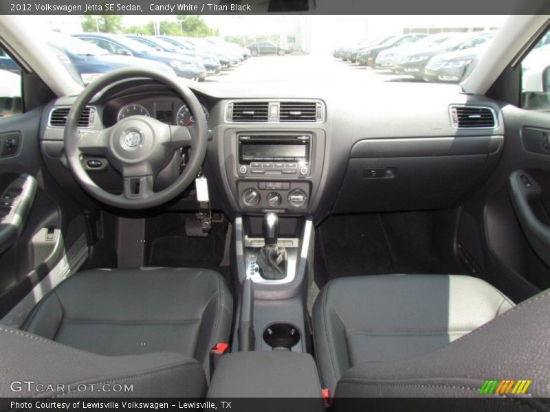 Candy White / Titan Black 2012 Volkswagen Jetta SE Sedan