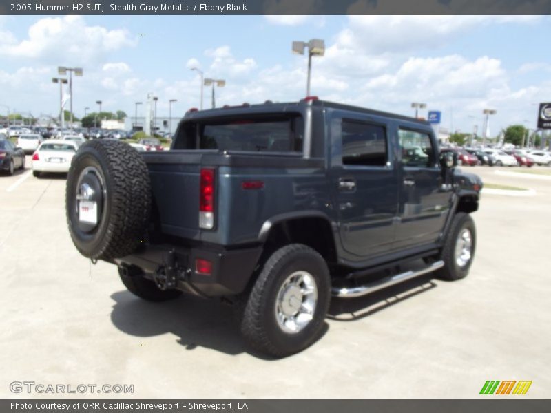 Stealth Gray Metallic / Ebony Black 2005 Hummer H2 SUT