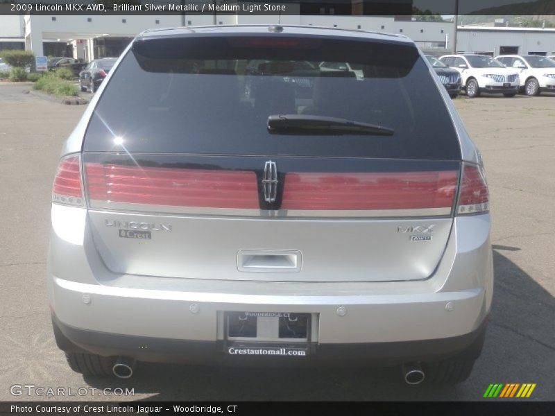 Brilliant Silver Metallic / Medium Light Stone 2009 Lincoln MKX AWD