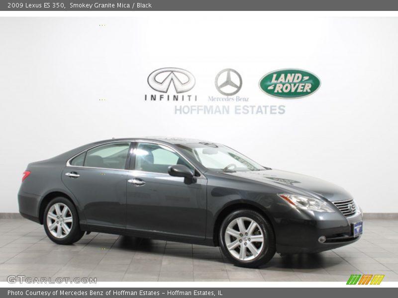 Smokey Granite Mica / Black 2009 Lexus ES 350