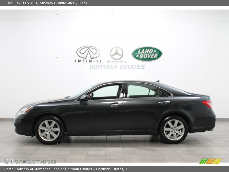 Smokey Granite Mica / Black 2009 Lexus ES 350