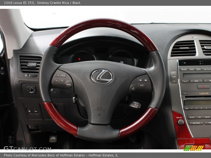 Smokey Granite Mica / Black 2009 Lexus ES 350