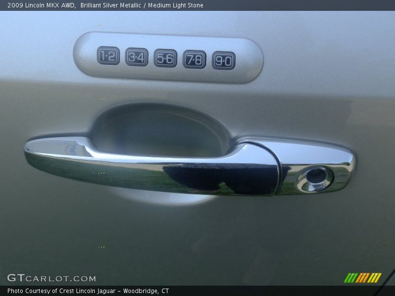 Brilliant Silver Metallic / Medium Light Stone 2009 Lincoln MKX AWD
