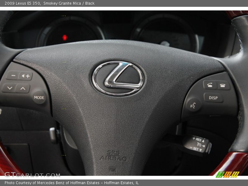 Smokey Granite Mica / Black 2009 Lexus ES 350