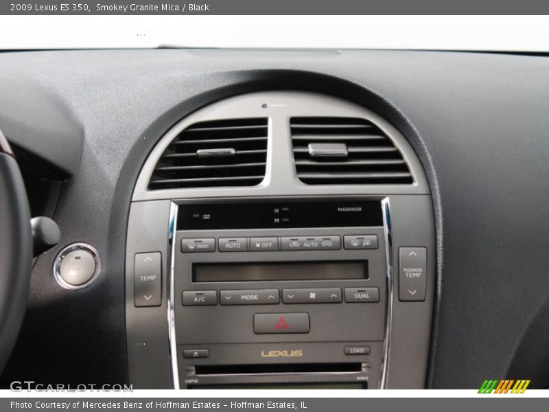 Smokey Granite Mica / Black 2009 Lexus ES 350