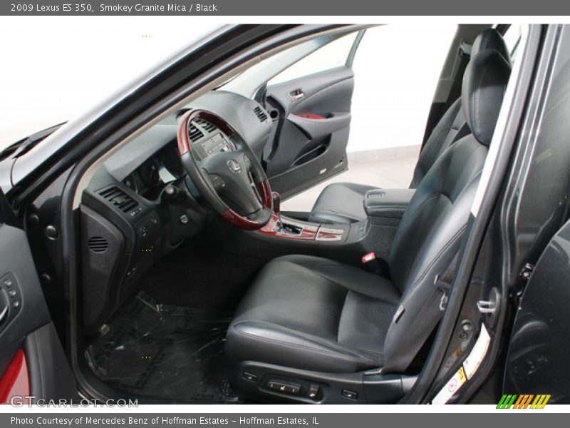 Smokey Granite Mica / Black 2009 Lexus ES 350