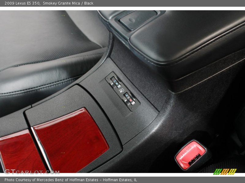 Smokey Granite Mica / Black 2009 Lexus ES 350