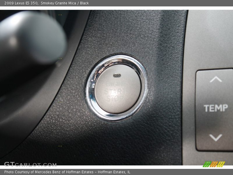 Smokey Granite Mica / Black 2009 Lexus ES 350