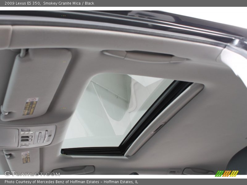 Smokey Granite Mica / Black 2009 Lexus ES 350