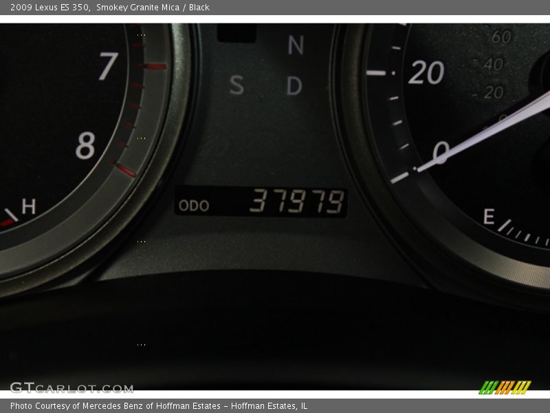 Smokey Granite Mica / Black 2009 Lexus ES 350