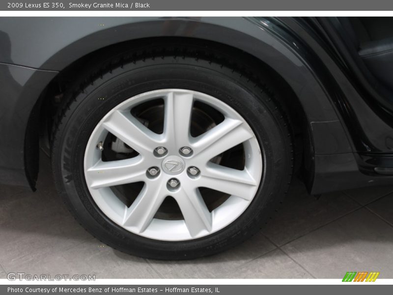 Smokey Granite Mica / Black 2009 Lexus ES 350