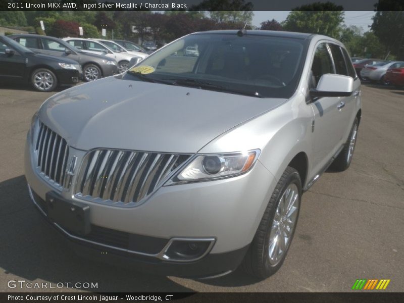 Ingot Silver Metallic / Charcoal Black 2011 Lincoln MKX AWD