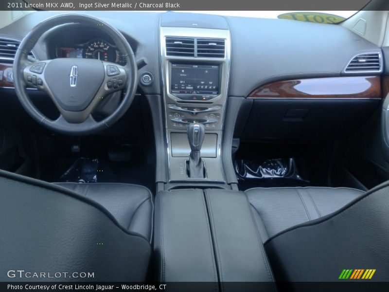 Ingot Silver Metallic / Charcoal Black 2011 Lincoln MKX AWD