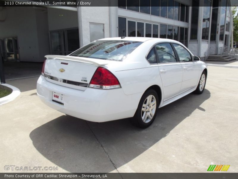Summit White / Ebony 2010 Chevrolet Impala LT