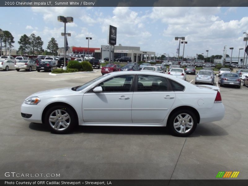 Summit White / Ebony 2010 Chevrolet Impala LT