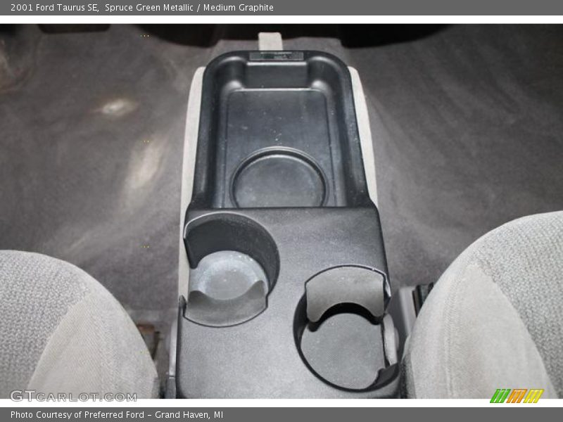 Spruce Green Metallic / Medium Graphite 2001 Ford Taurus SE