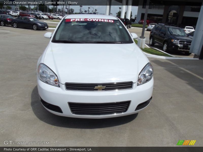 Summit White / Ebony 2010 Chevrolet Impala LT