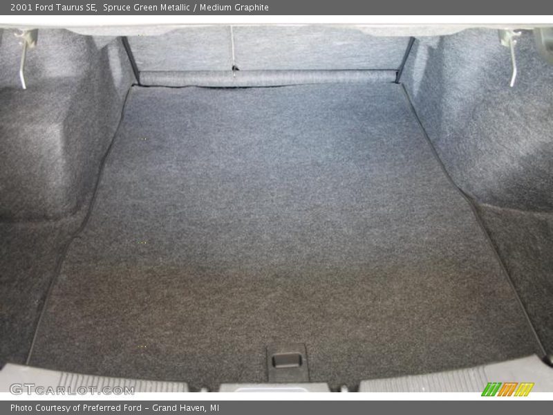 Spruce Green Metallic / Medium Graphite 2001 Ford Taurus SE