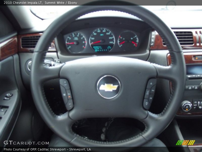 Summit White / Ebony 2010 Chevrolet Impala LT