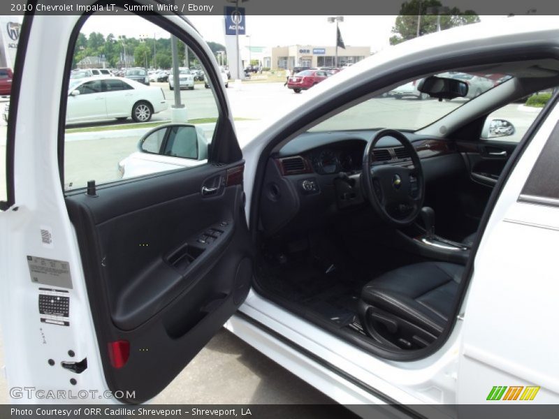 Summit White / Ebony 2010 Chevrolet Impala LT