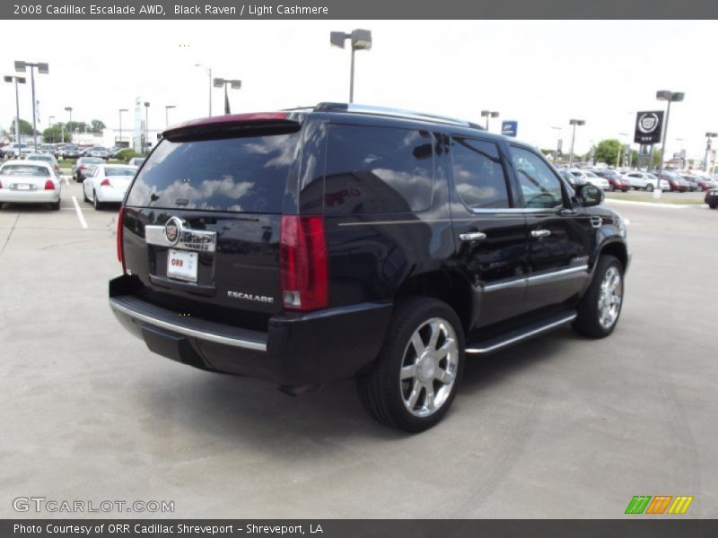 Black Raven / Light Cashmere 2008 Cadillac Escalade AWD