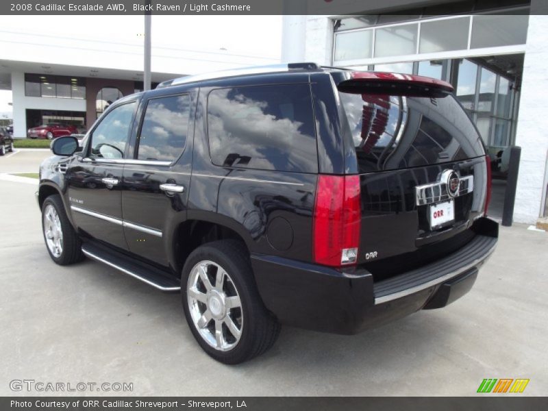 Black Raven / Light Cashmere 2008 Cadillac Escalade AWD