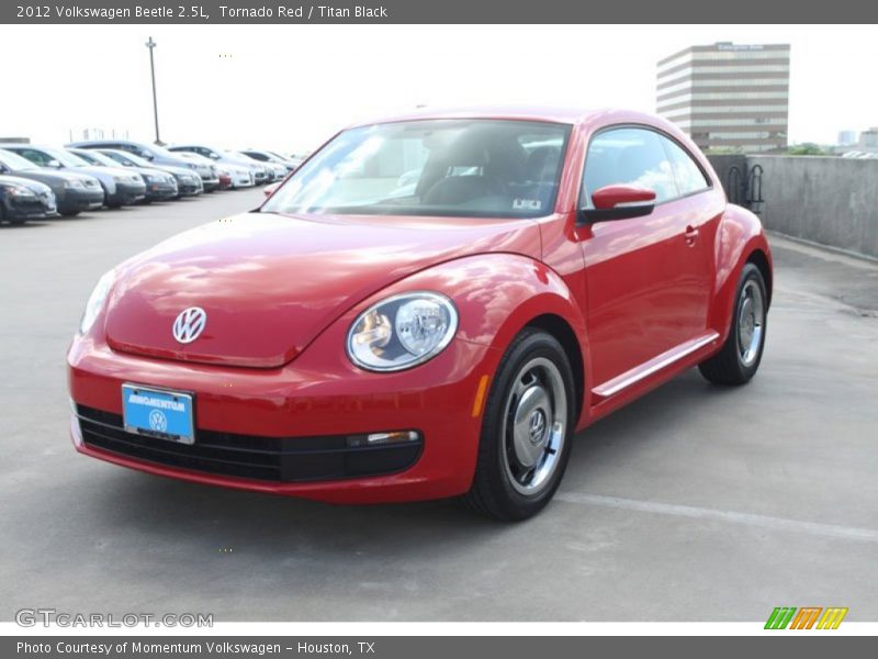 Tornado Red / Titan Black 2012 Volkswagen Beetle 2.5L