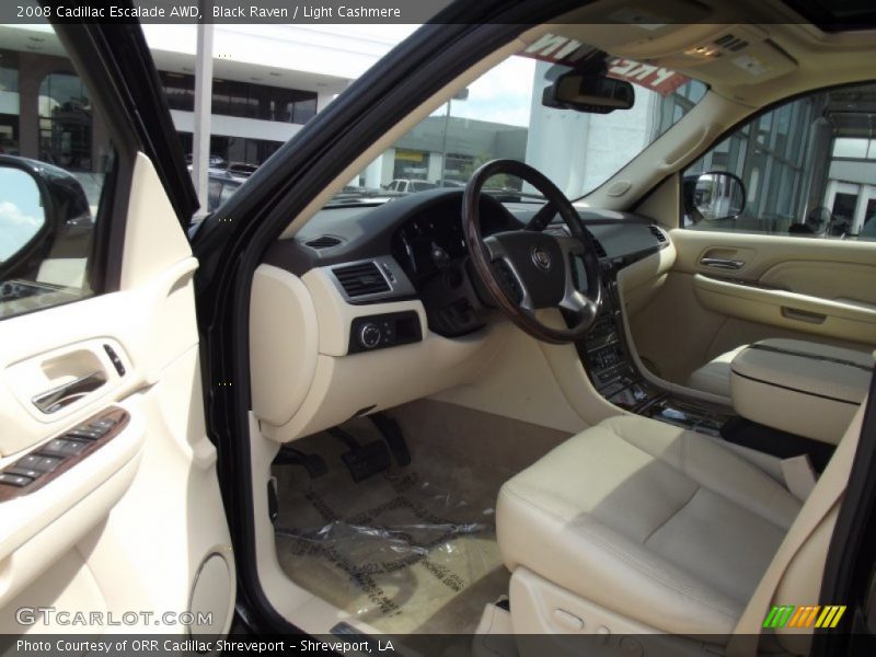 Black Raven / Light Cashmere 2008 Cadillac Escalade AWD