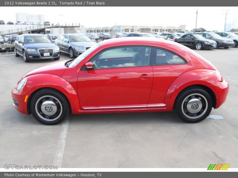 Tornado Red / Titan Black 2012 Volkswagen Beetle 2.5L