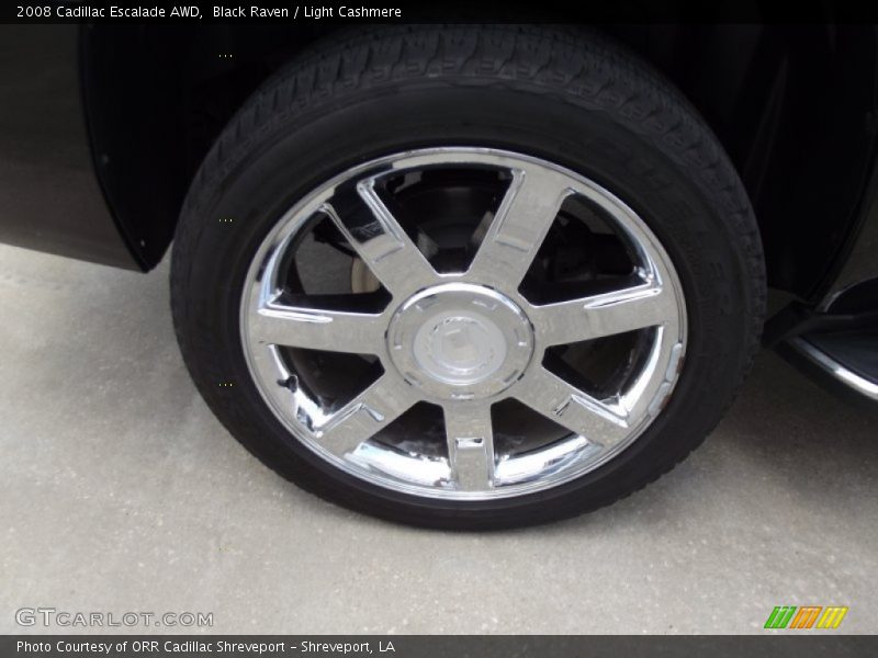 Black Raven / Light Cashmere 2008 Cadillac Escalade AWD