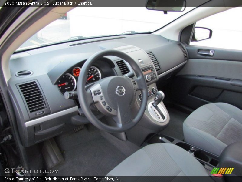 Super Black / Charcoal 2010 Nissan Sentra 2.0 S