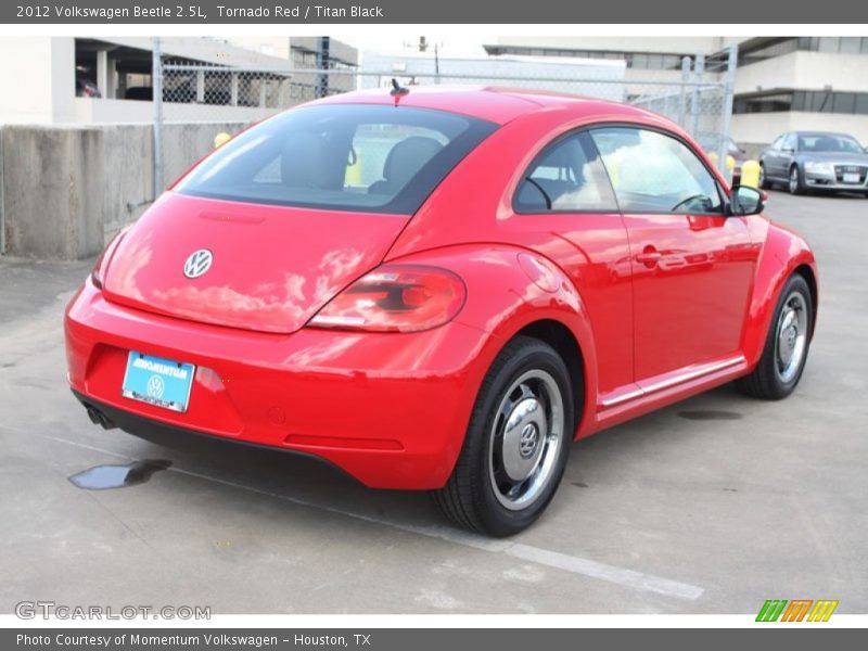 Tornado Red / Titan Black 2012 Volkswagen Beetle 2.5L