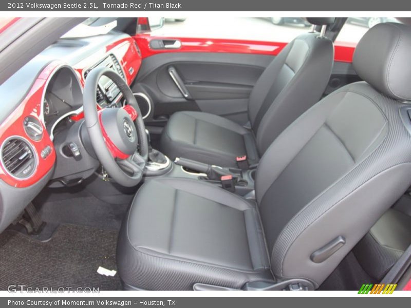 Tornado Red / Titan Black 2012 Volkswagen Beetle 2.5L