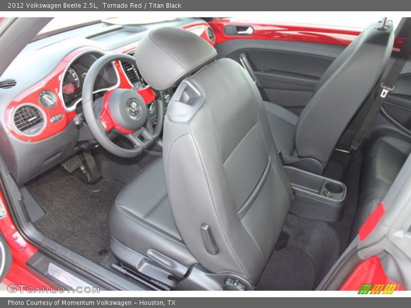 Tornado Red / Titan Black 2012 Volkswagen Beetle 2.5L
