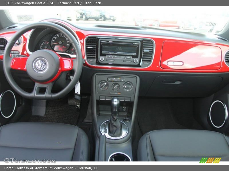 Tornado Red / Titan Black 2012 Volkswagen Beetle 2.5L