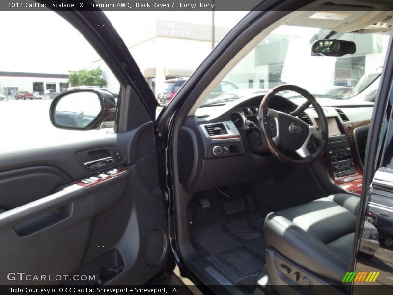 Black Raven / Ebony/Ebony 2012 Cadillac Escalade EXT Premium AWD