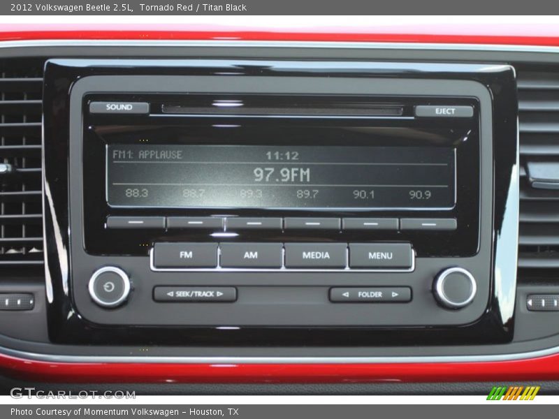 Tornado Red / Titan Black 2012 Volkswagen Beetle 2.5L